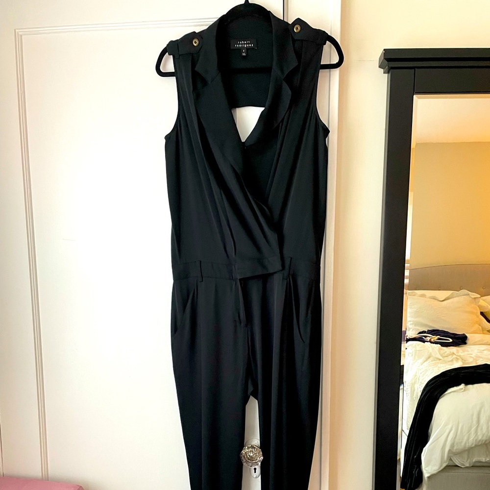 Robert Rodriguez Black fitted jumpsuit